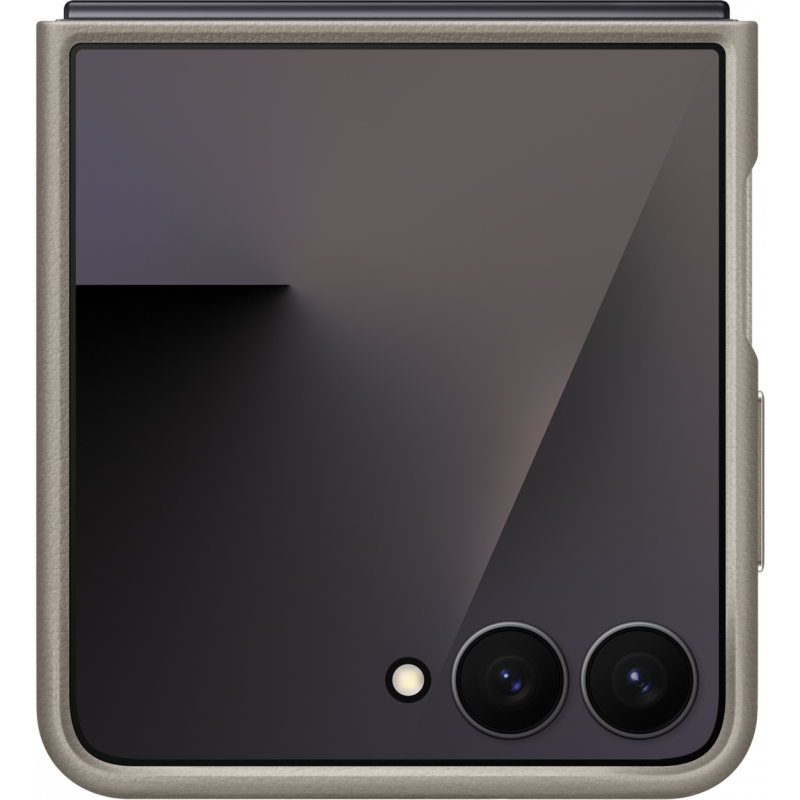 Kožna Kindsuit maska za Samsung Galaxy Z Flip7 Taupe EF-VF766PJEGWW