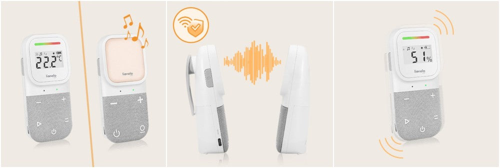 Lionelo baby monitor dvosmjerni audio Babyline 2.3