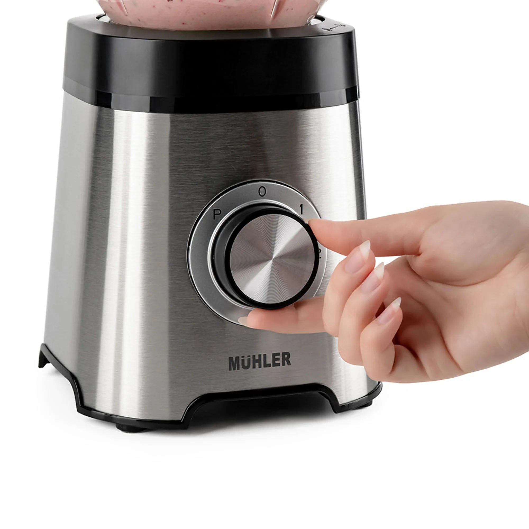 Električni blender Muhler MB-555SG, 500W, 1.5L, staklena posuda