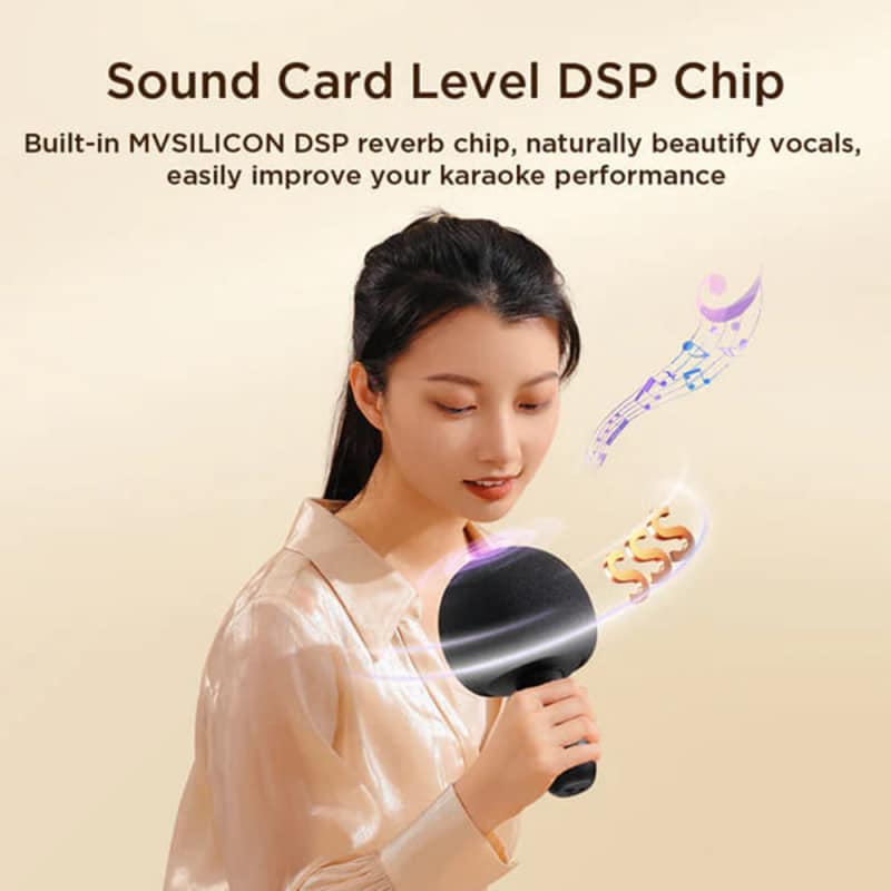 Karaoke mikrofon Bluetooth Joyroom JR-MC6 crni