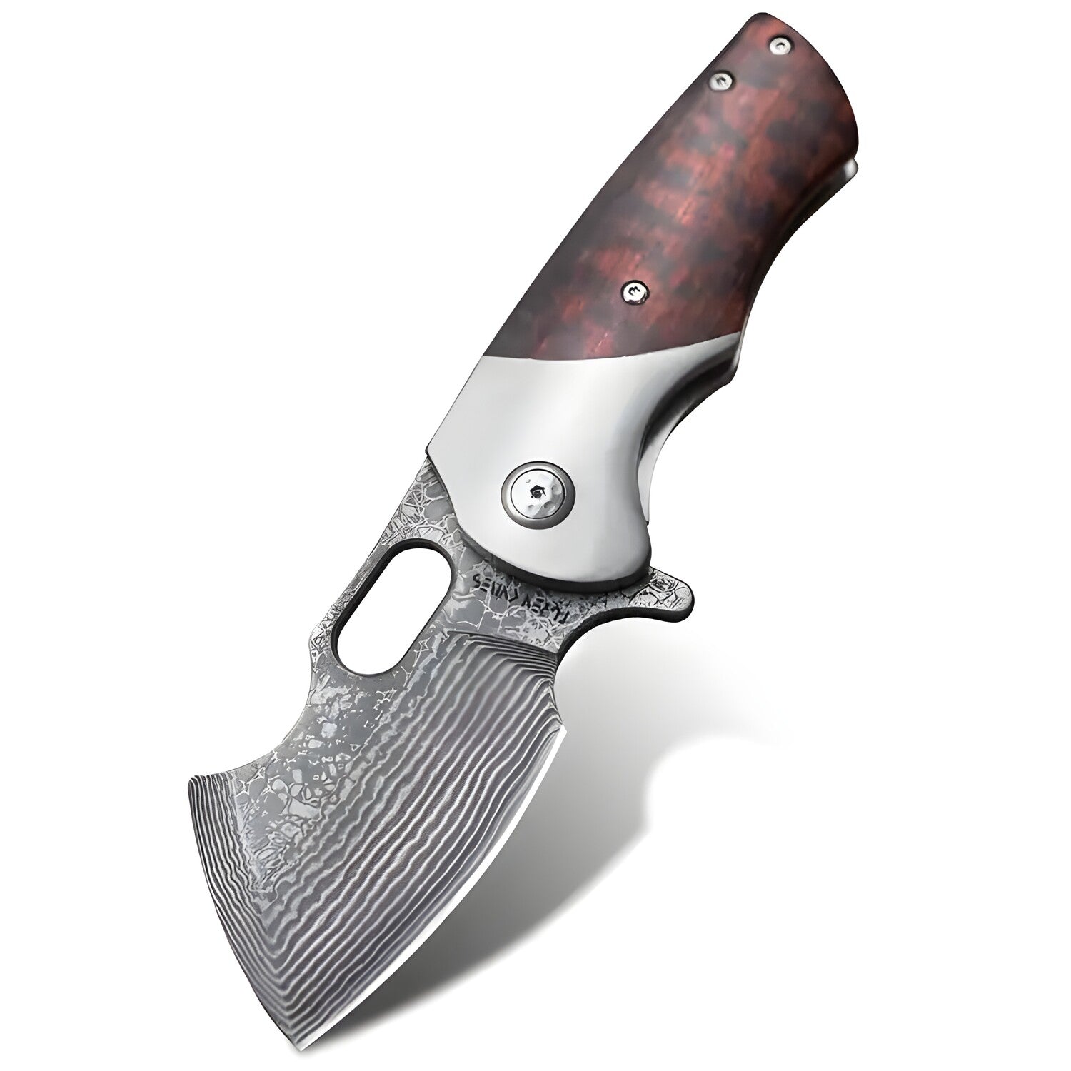 Damaskinski lovački sklopivi nož HARAHU MI - 29038 - Smeđa KP29038