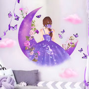 Naljepnica za zid / Tapeta Moon Girl KP34640