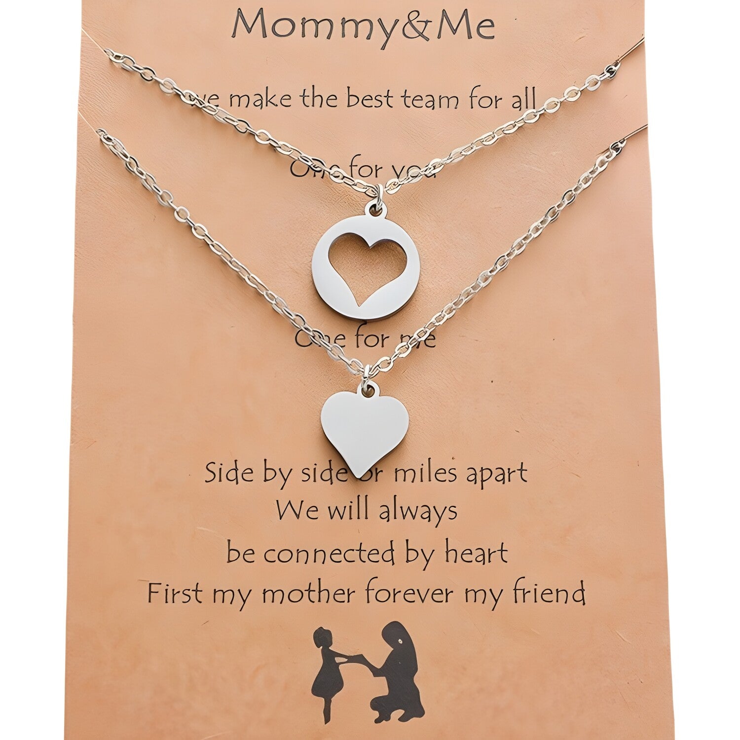 Ogrlice Mama i Kći - Srebrna KP21104