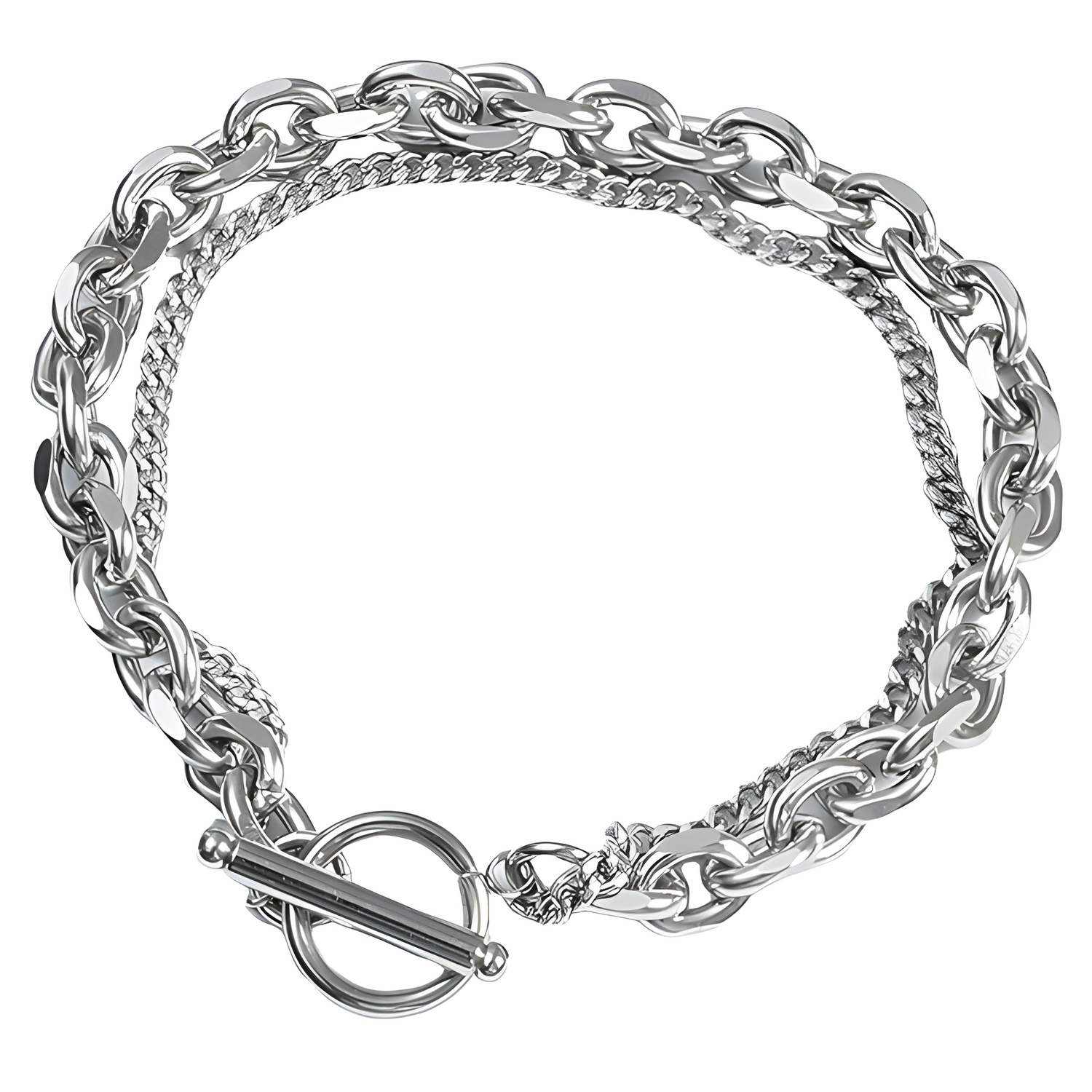 Muška Narukvica DO-20980 - Srebrna KP20980