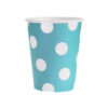 Papirnate čase Dots 270ml Roza