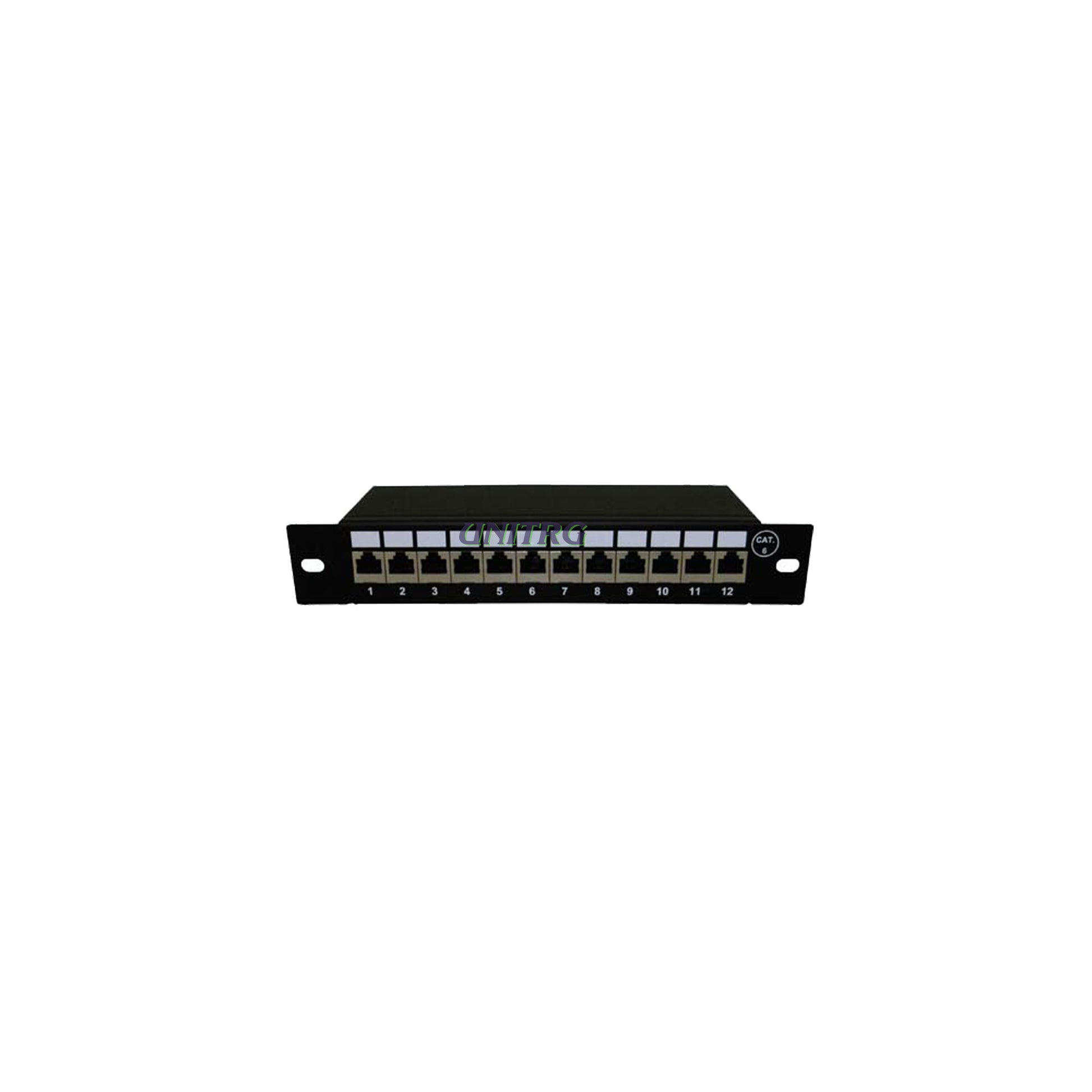 Patch panel 12port 1U 10'' FTP Cat6