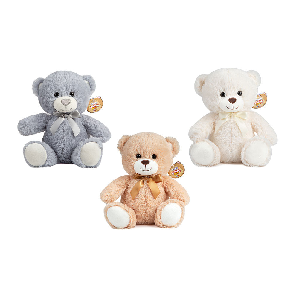 Plišani medo Cuddly Bear – nježna plišana igračka za bebe i djecu Bijela