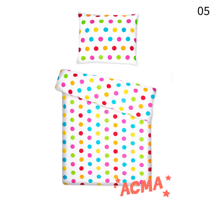 Posteljina set 2 elementa za krevet 160x80 cm uzorak-32