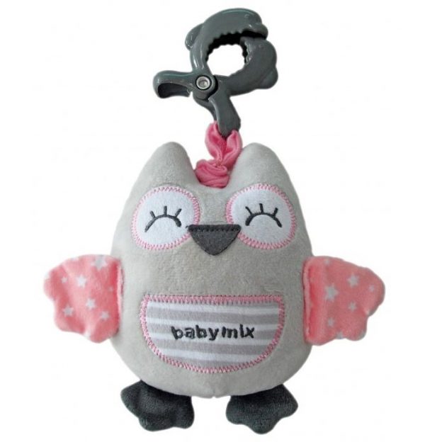 Baby Mix plišana zvečka tigar