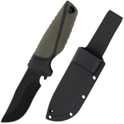 Outdoorovski nož CHB - 41021 - Crna / Zelena / Tip3 KP41021