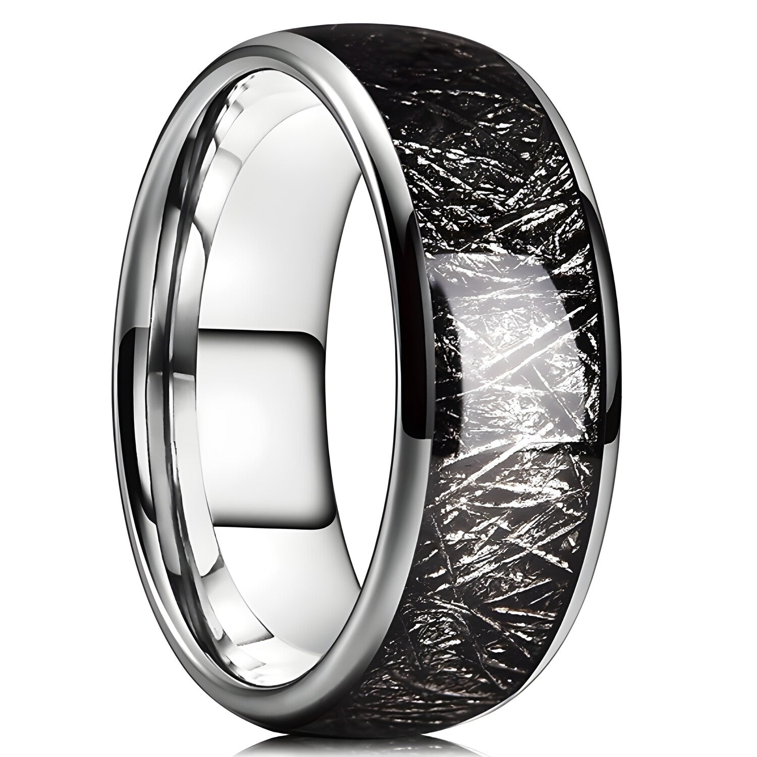 Prsten PU-32775 - Srebrna/Crna/57mm KP32775