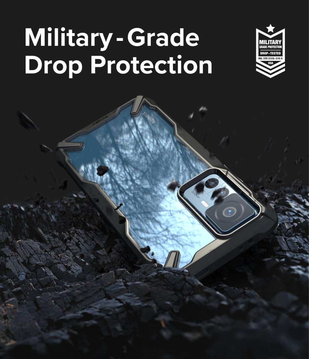 Ringke Fusion X maska za Xiaomi 12T/12T Pro Camo Black