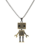 Ogrlica Robot - Zlatna KP34234