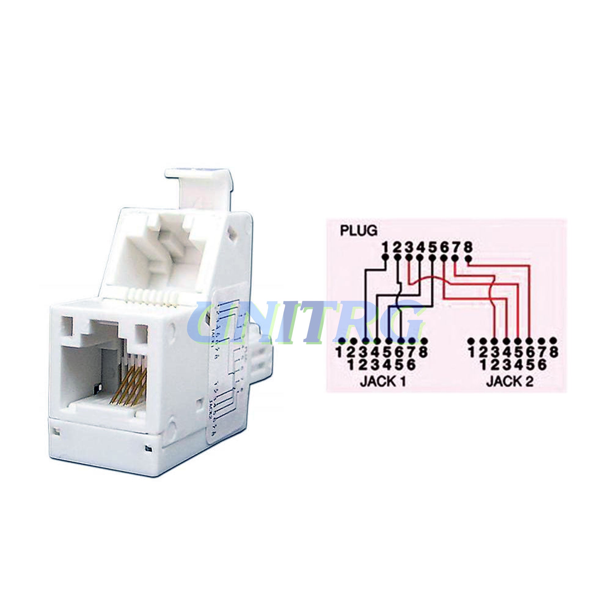 Splitter Network Tel MŽŽ RJ45
