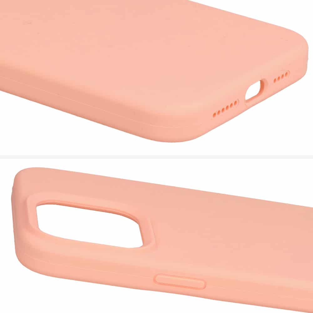 SILIKONSKA LITE MASKA ZA IPHONE 12 PRO MAX boja breskve