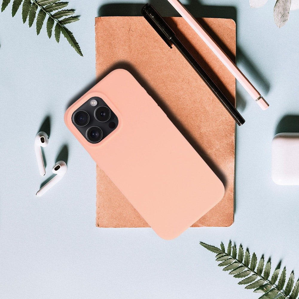 SILIKONSKA LITE MASKA ZA IPHONE 13 PRO MAX boja breskve