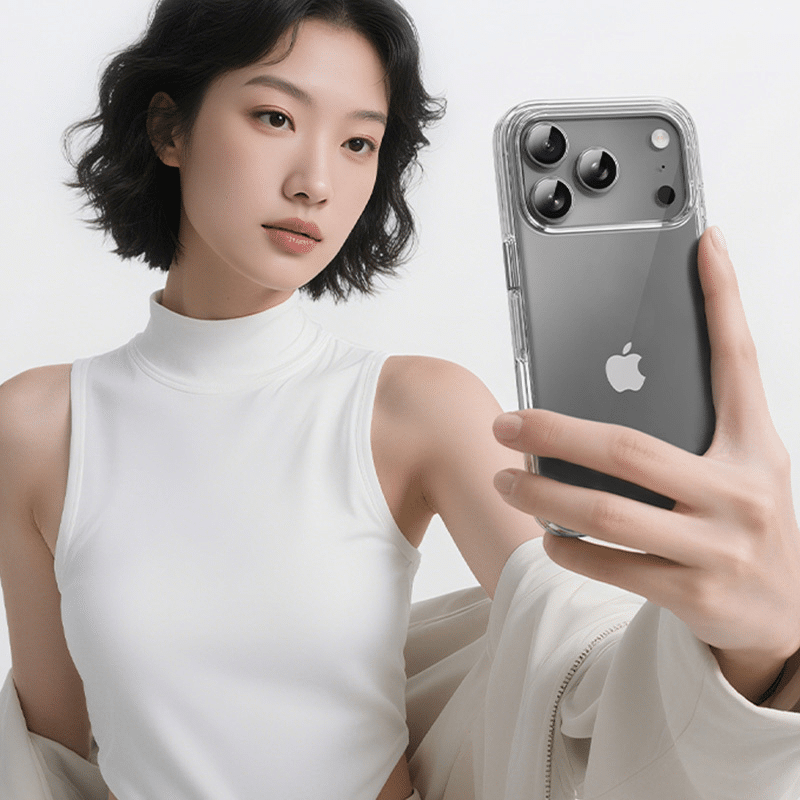 Prozirna maskica Rock Crystal Shield serije za iPhone 17 Pro