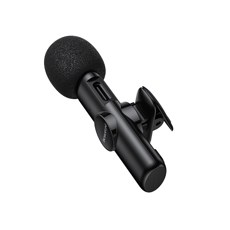 Bežični mikrofon Borofone Lavalier BFK16 Winner Lightning crni