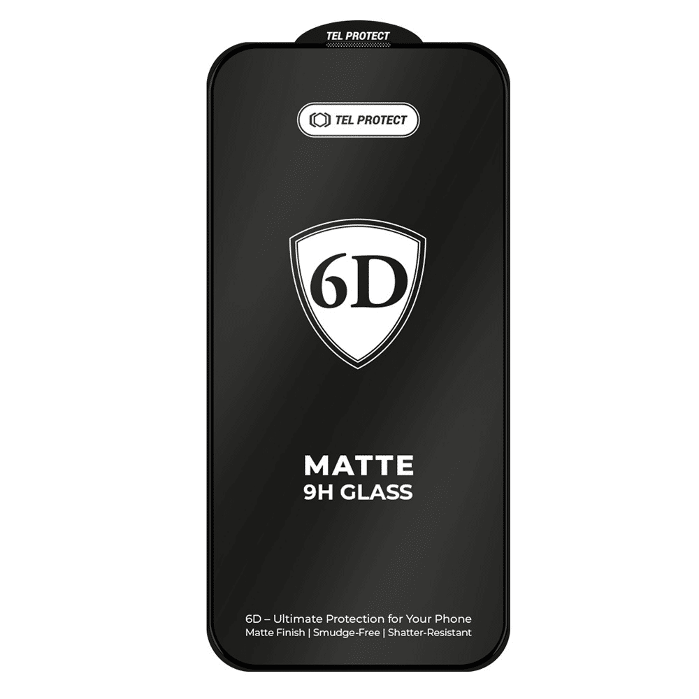Kaljeno staklo Tel Protect Full Glue 6D mat za Samsung Galaxy A36 5G crno