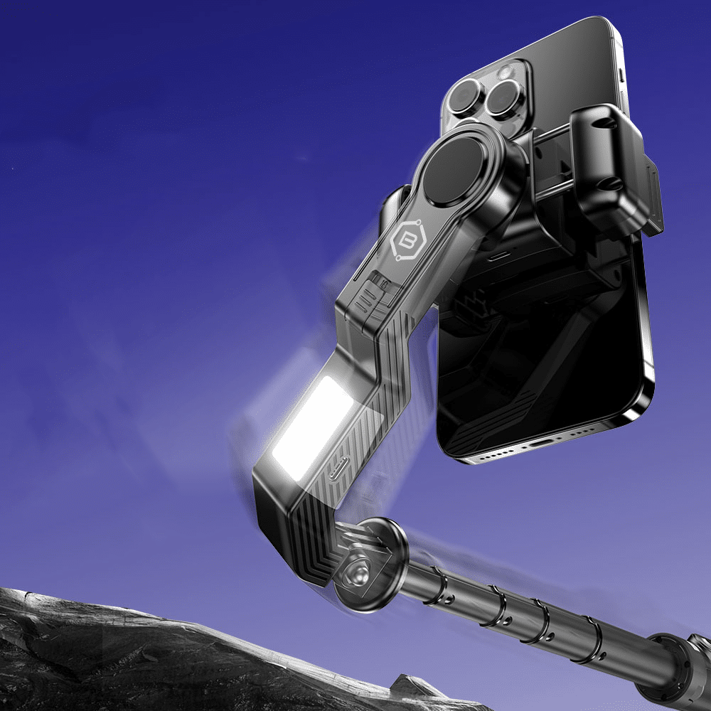 Blavec Selfie Stick Aluminium Fusion P-10 Gimbal tronožac + daljinski upravljač 1 metar crni