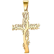 Privjesak na lančiću Tree Cross - Zlatna KP34143