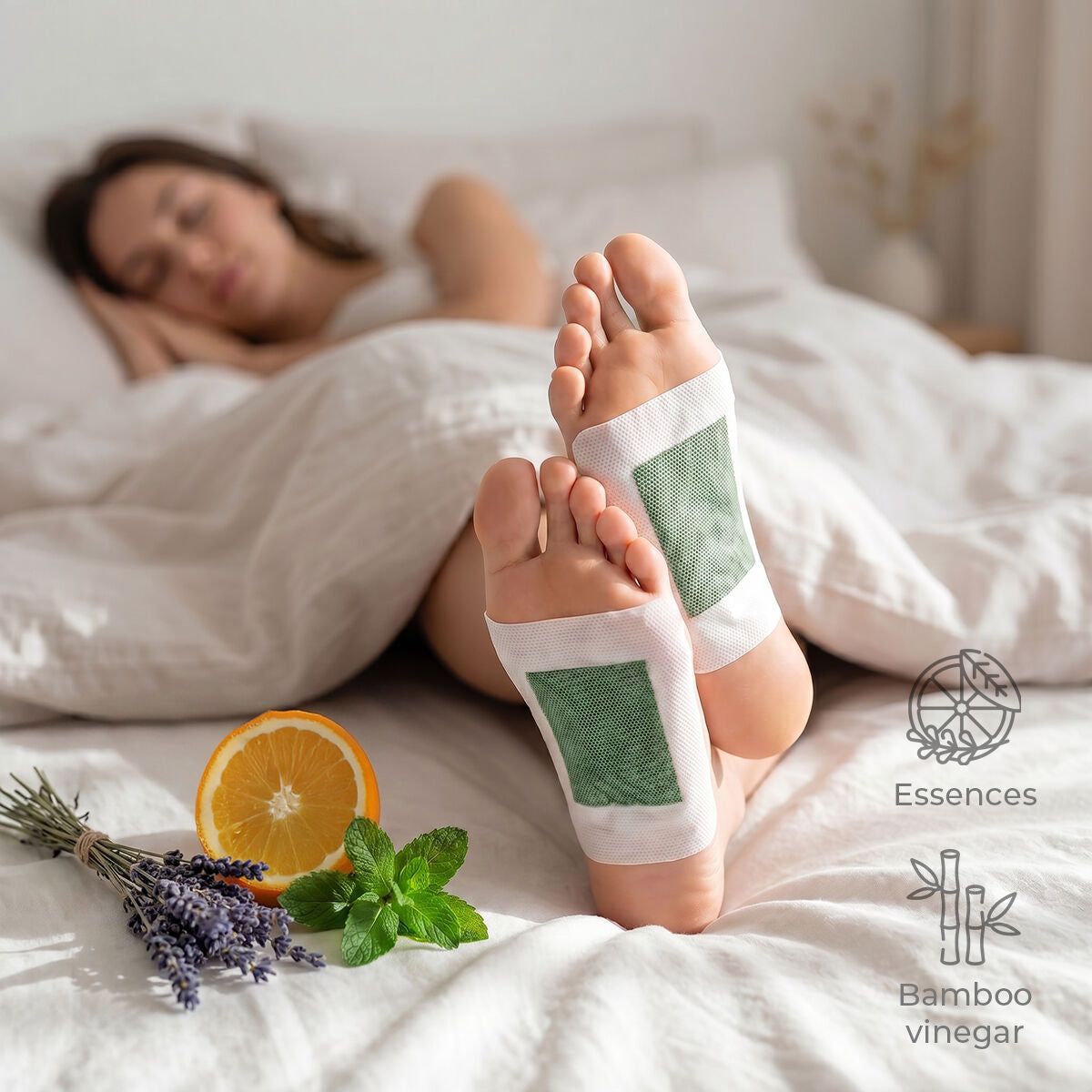 Detoksifikacijski Flasteri za Stopala Essences InnovaGoods 30 kom.