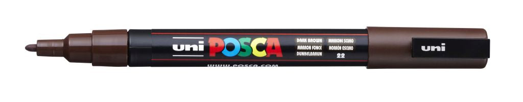 Marker Uni pc-3m Posca tamno smeđi