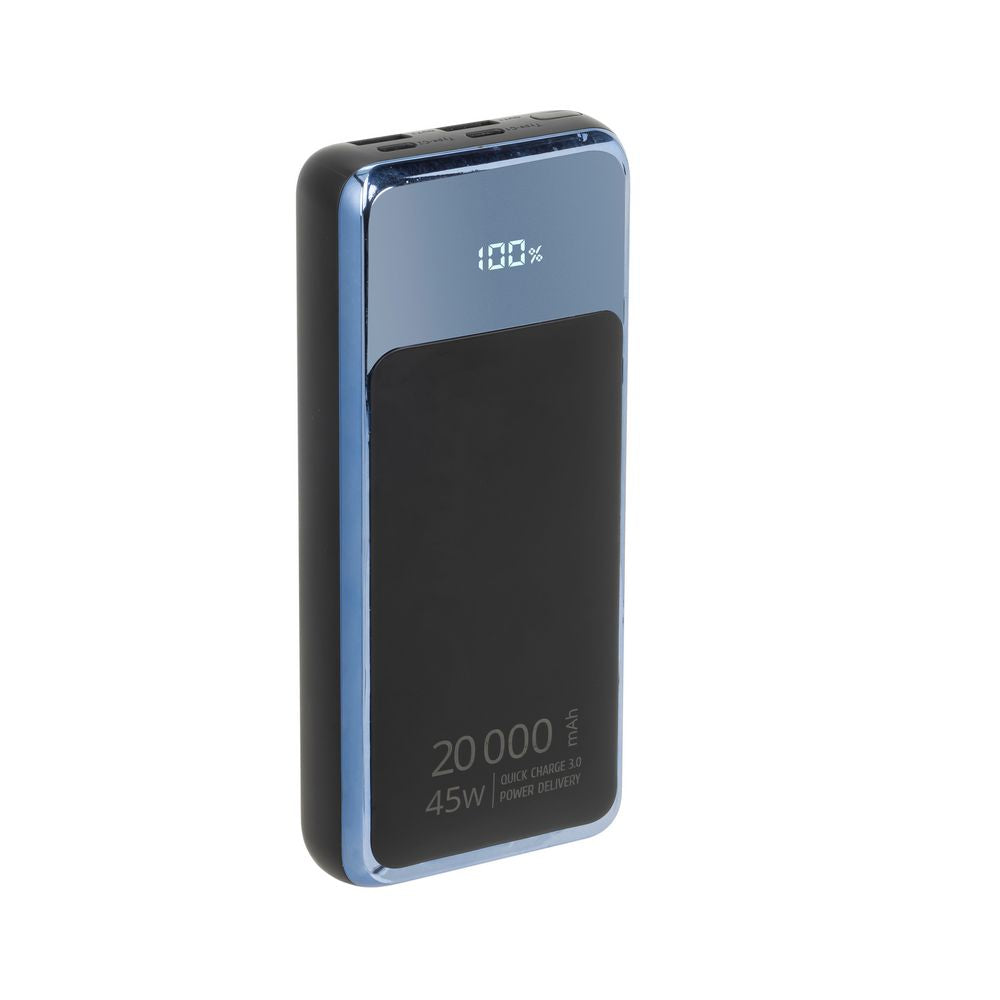 Prijenosna baterija RivaPower VA1075 (20000 mAh) black, QC/PD 45W portable battery with LCD, za laptope