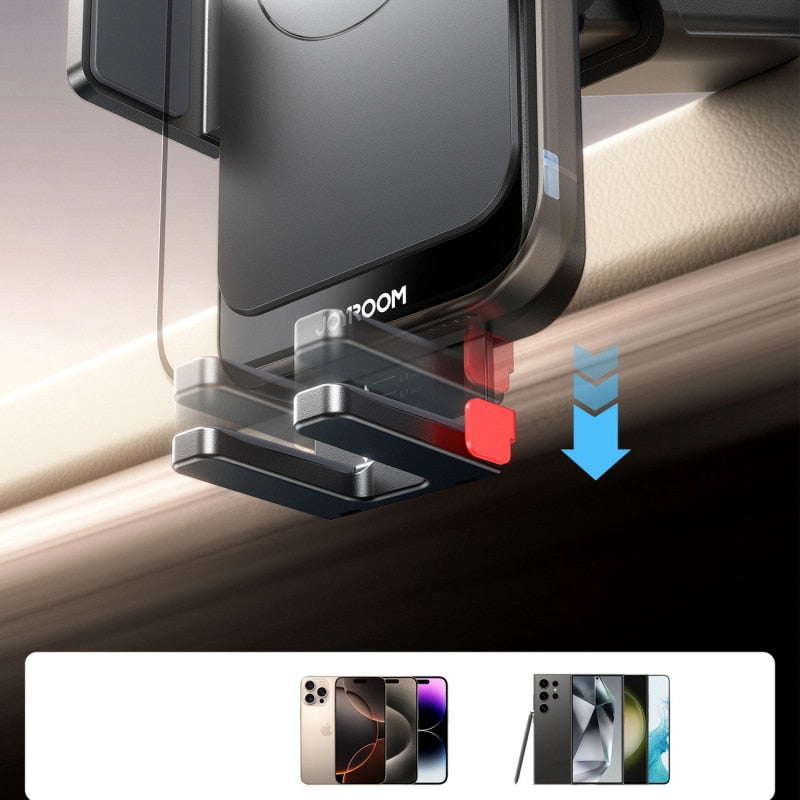 Bežični auto punjač Joyroom JR-ZS241S 15W crni